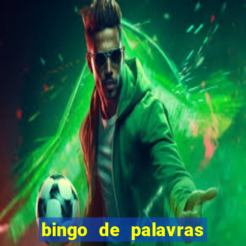 bingo de palavras 3 ano